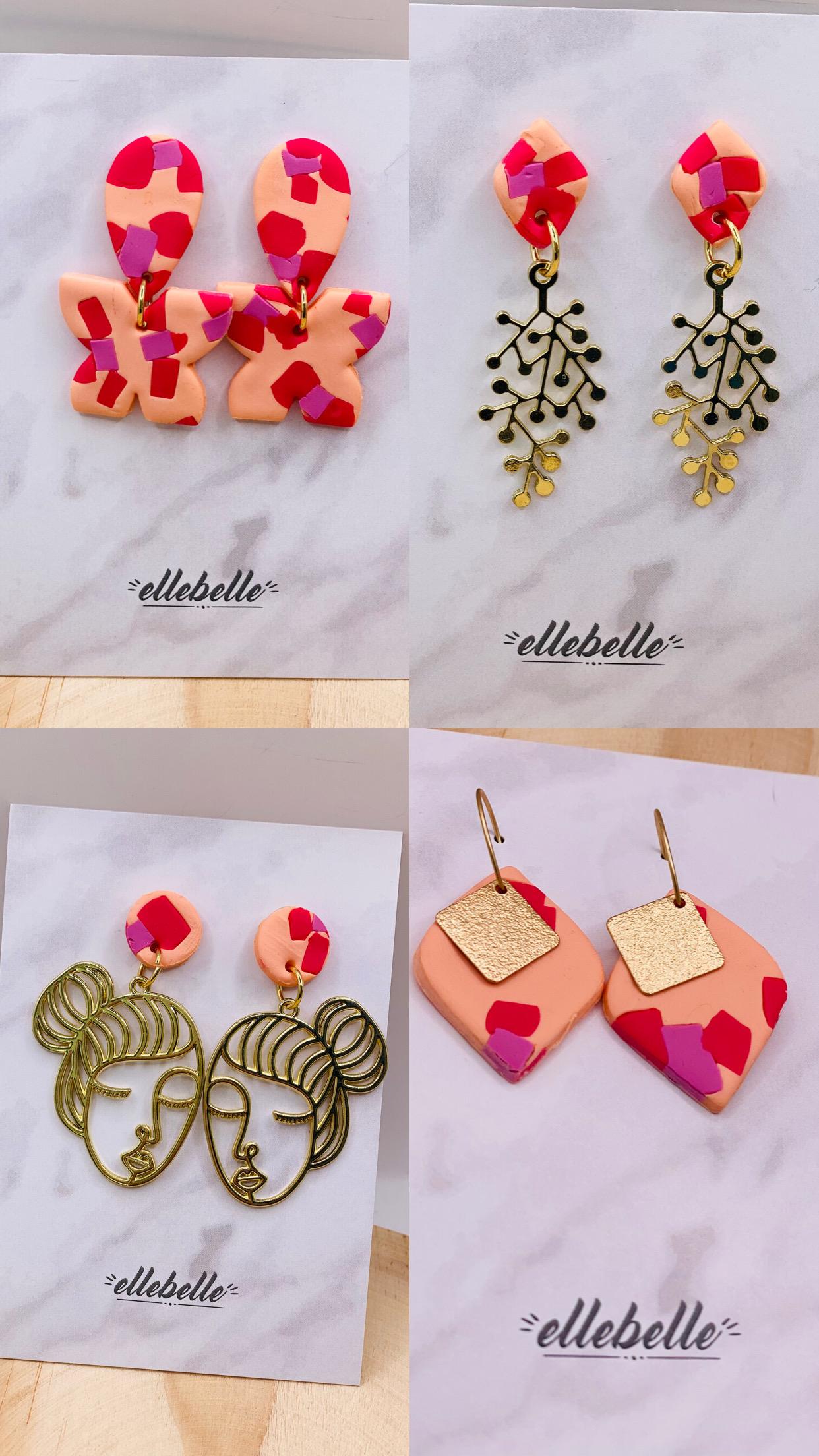 Handmade Clay Earrings