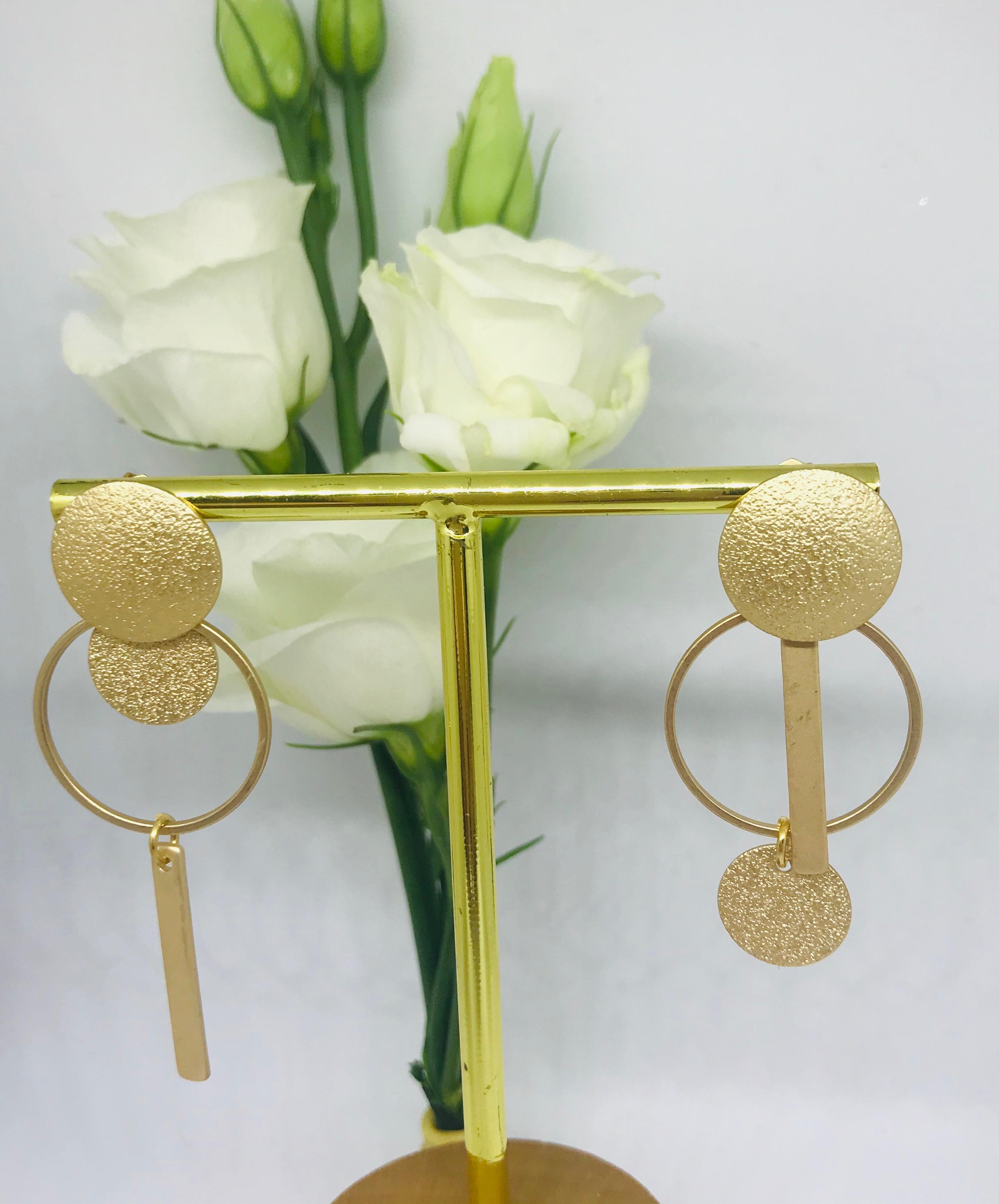 Asymmetric earrings